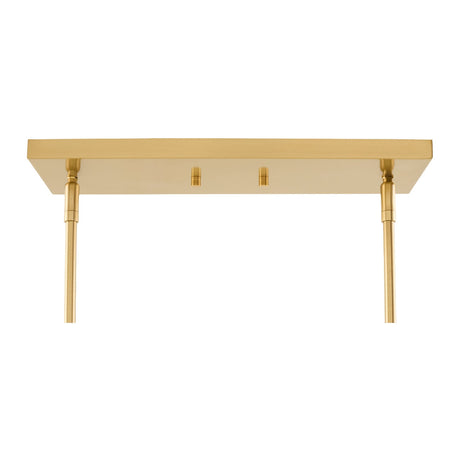 Modern European furniture - 6-Light Clear Glass Linear Chandelier - www.oroa.com
