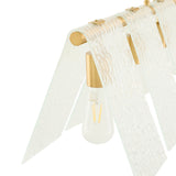 Modern European furniture - 6-Light Clear Glass Linear Chandelier - www.oroa.com