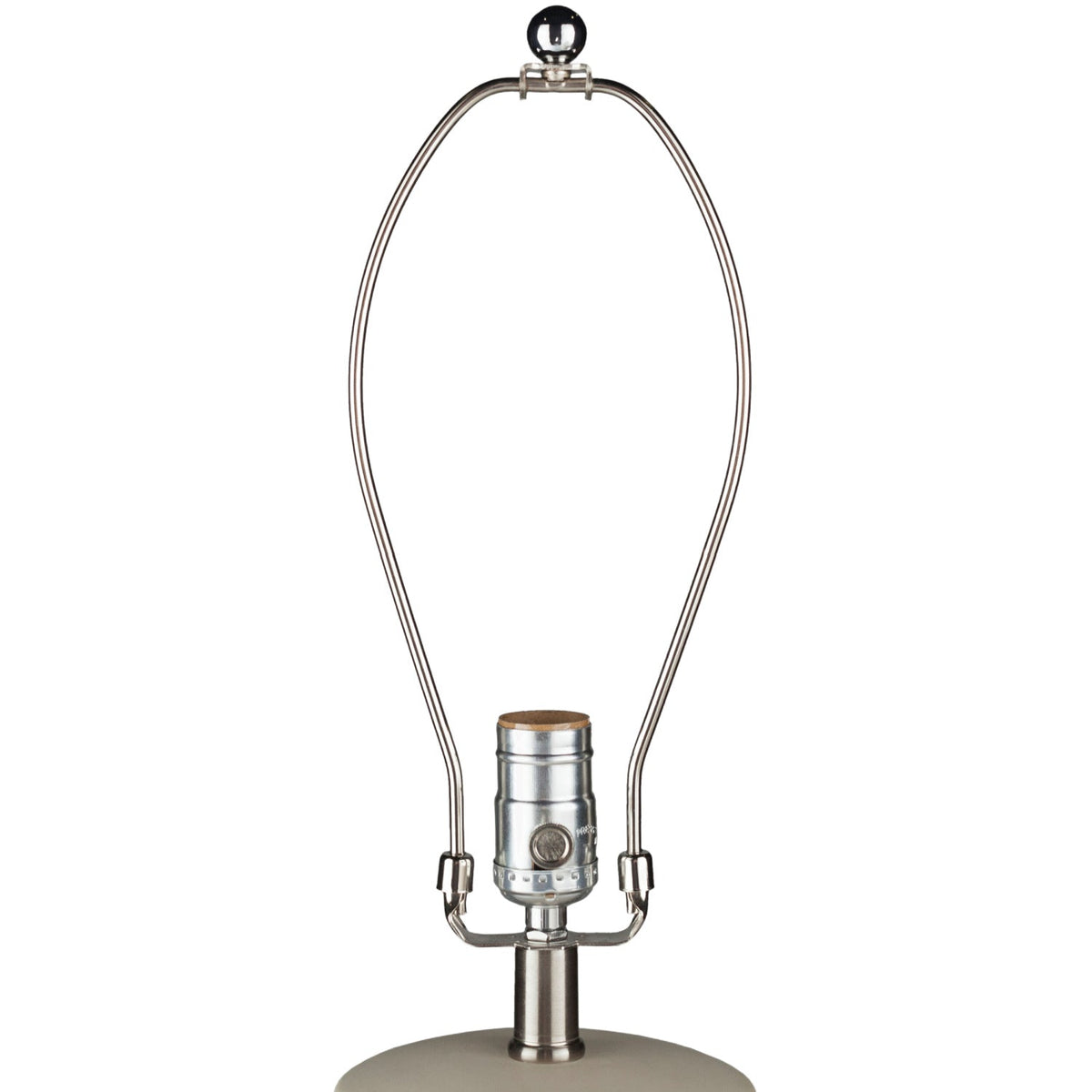 Modern European furniture - Glazed Cream Ceramic Table Lamp - www.oroa.com