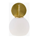 Modern European furniture - Gold Clear Glass Wall Lamp - www.oroa.com