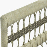 Modern European furniture - Cream Aluminum Outdoor Left-Armed Sofa - www.oroa.com