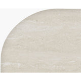 Modern European furniture - Cream Aluminum Outdoor Coffee Table - www.oroa.com