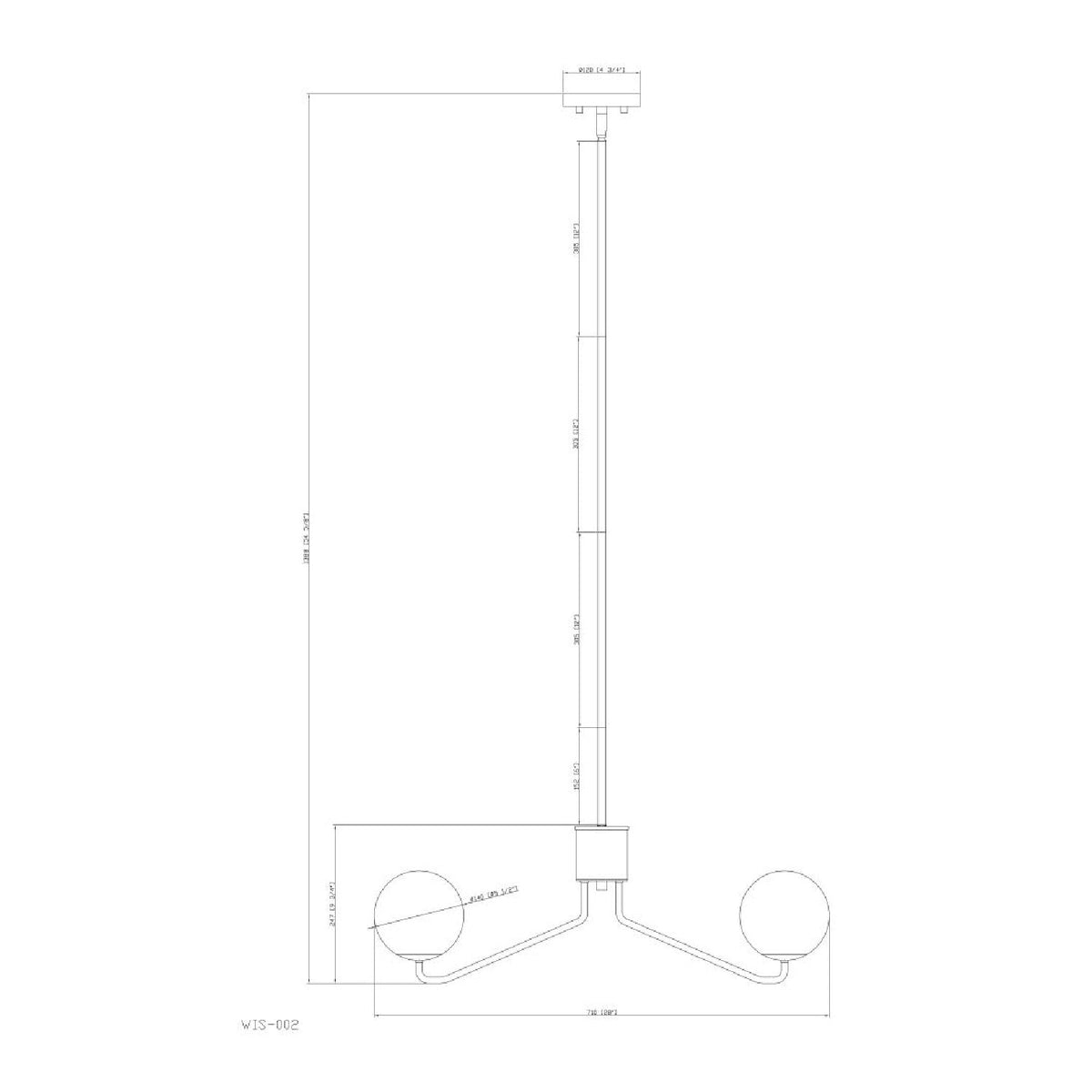 Modern European furniture - 6-Light White Glass Orbs Chandelier - www.oroa.com