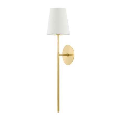 Modern European furniture - White Linen Shade Wall Lamp - www.oroa.com