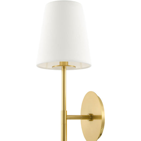 Modern European furniture - White Linen Shade Wall Lamp - www.oroa.com