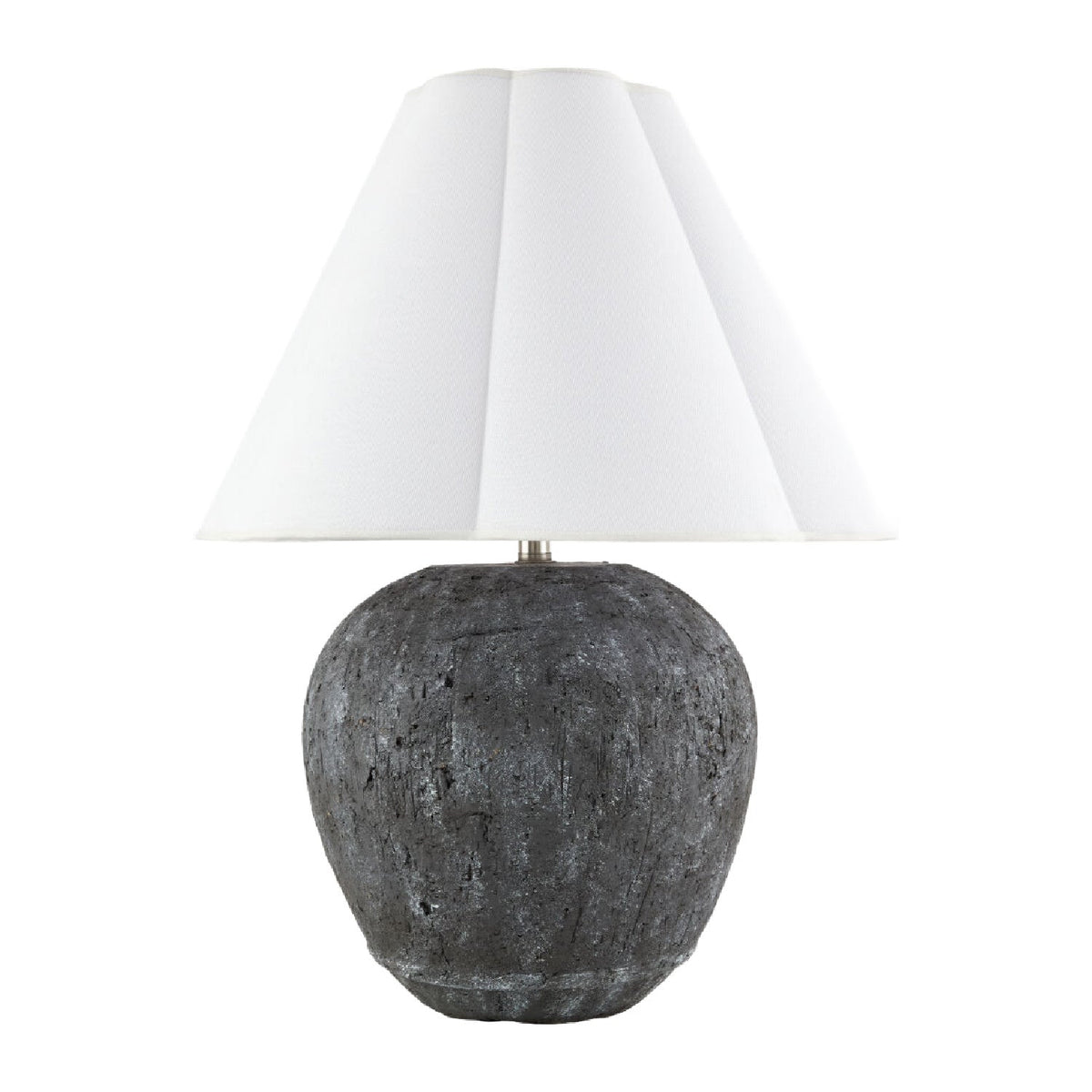 Modern European furniture - Black Cement Accent Table Lamp - www.oroa.com