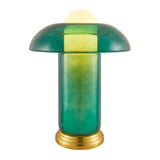 Modern European furniture - Blue Glass Accent Table Lamp - www.oroa.com