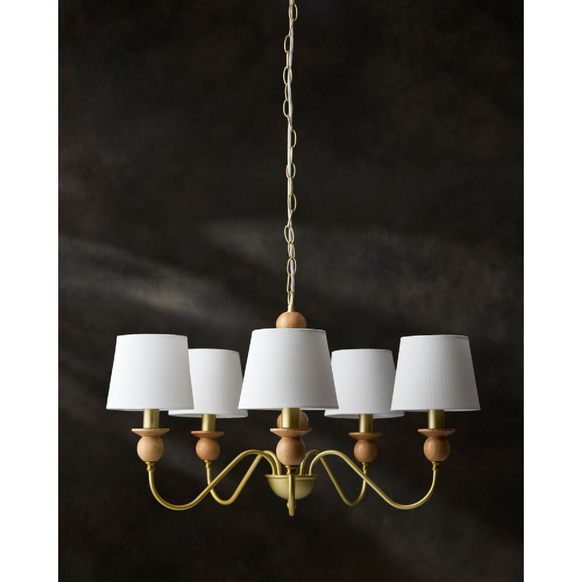 Modern European furniture - 5-Light Linen Classic Chandelier - www.oroa.com