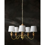 Modern European furniture - 5-Light Linen Classic Chandelier - www.oroa.com