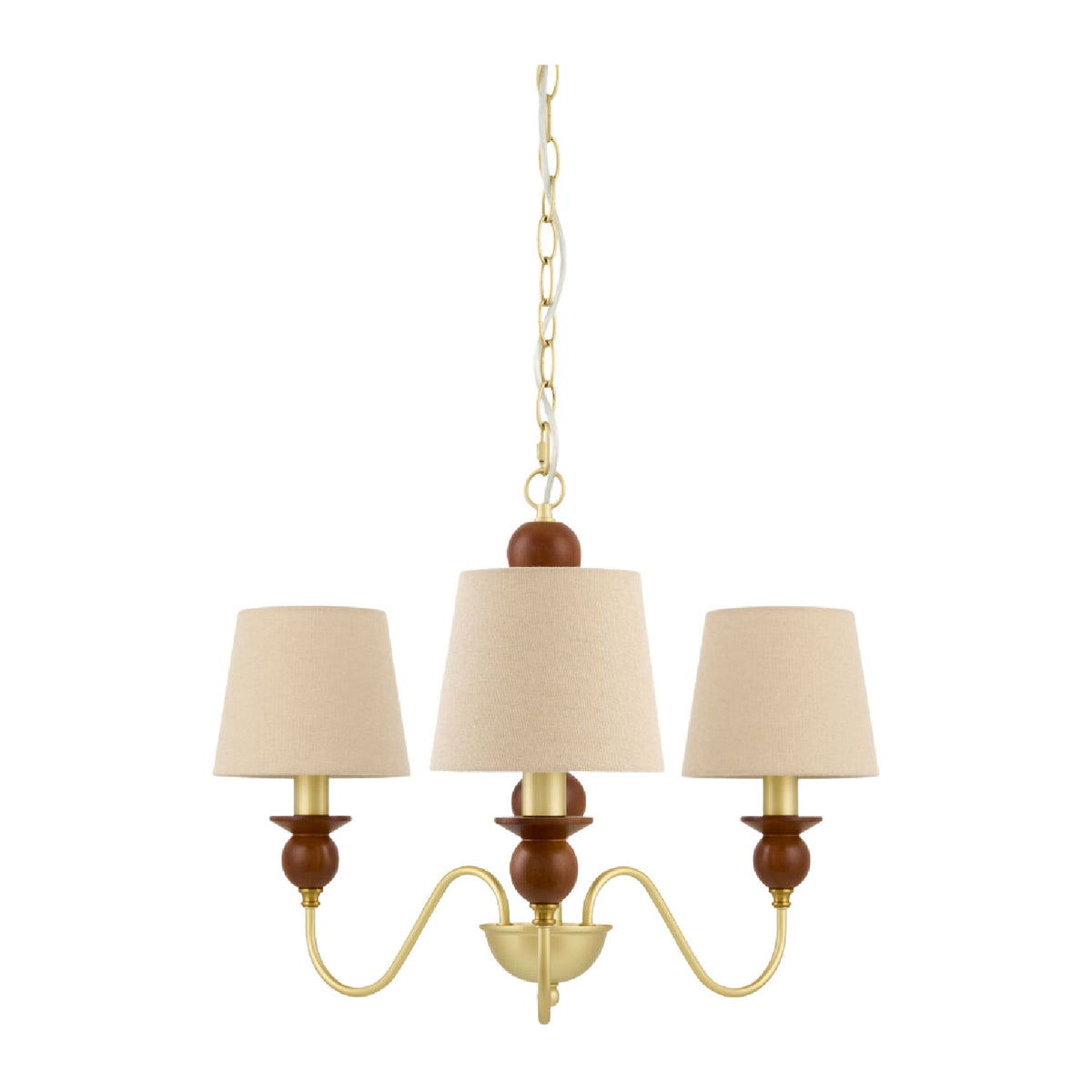 Modern European furniture - 3-Light Linen Classic Chandelier - www.oroa.com