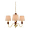 Modern European furniture - 3-Light Linen Classic Chandelier - www.oroa.com