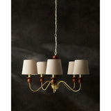 Modern European furniture - 5-Light Linen Classic Chandelier - www.oroa.com