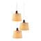 Modern European furniture - 3-Light Linen Chandelier - www.oroa.com