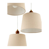 Modern European furniture - 3-Light Linen Chandelier - www.oroa.com