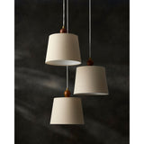 Modern European furniture - 3-Light Linen Chandelier - www.oroa.com
