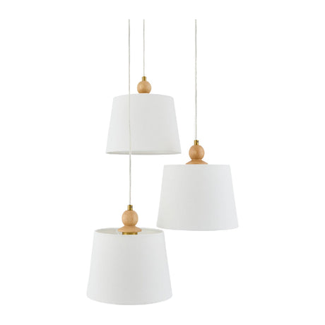 Modern European furniture - 3-Light Linen Chandelier - www.oroa.com