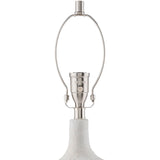 Modern European furniture - White Cement Accent Table Lamp - www.oroa.com