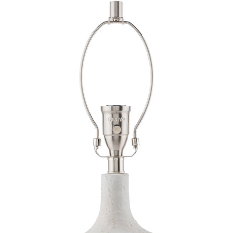 Modern European furniture - White Cement Accent Table Lamp - www.oroa.com