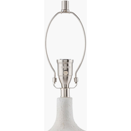 Modern European furniture - White Cement Accent Table Lamp - www.oroa.com