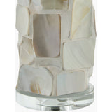 Modern European furniture - Cream Shell Accent Table Lamp - www.oroa.com