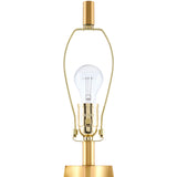 Modern European furniture - Gold Faceted Base Table Lamp - www.oroa.com