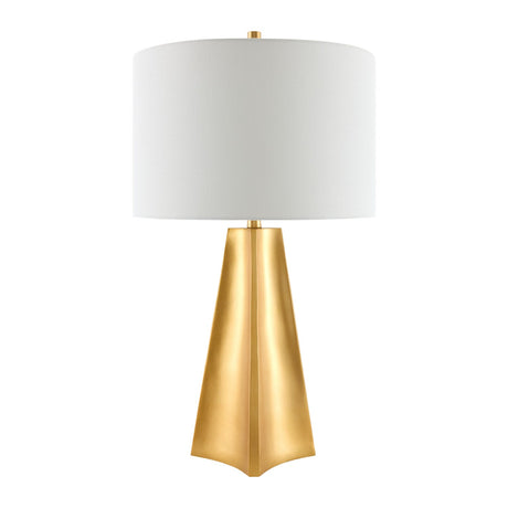Modern European furniture - Gold Faceted Base Table Lamp - www.oroa.com