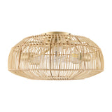 Modern European furniture - Rattan Cane 4-Light Chandelier - www.oroa.com