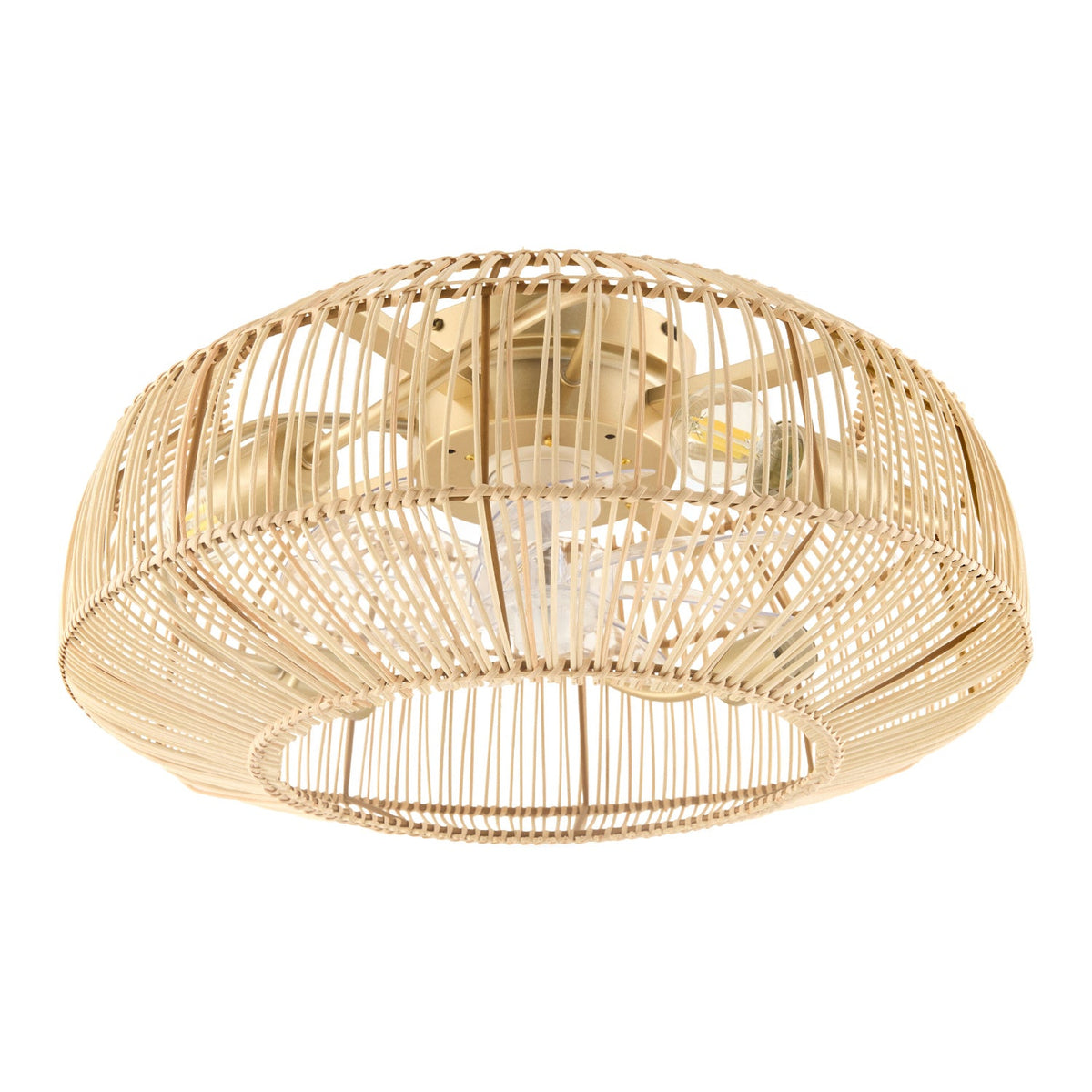 Modern European furniture - Rattan Cane 4-Light Chandelier - www.oroa.com