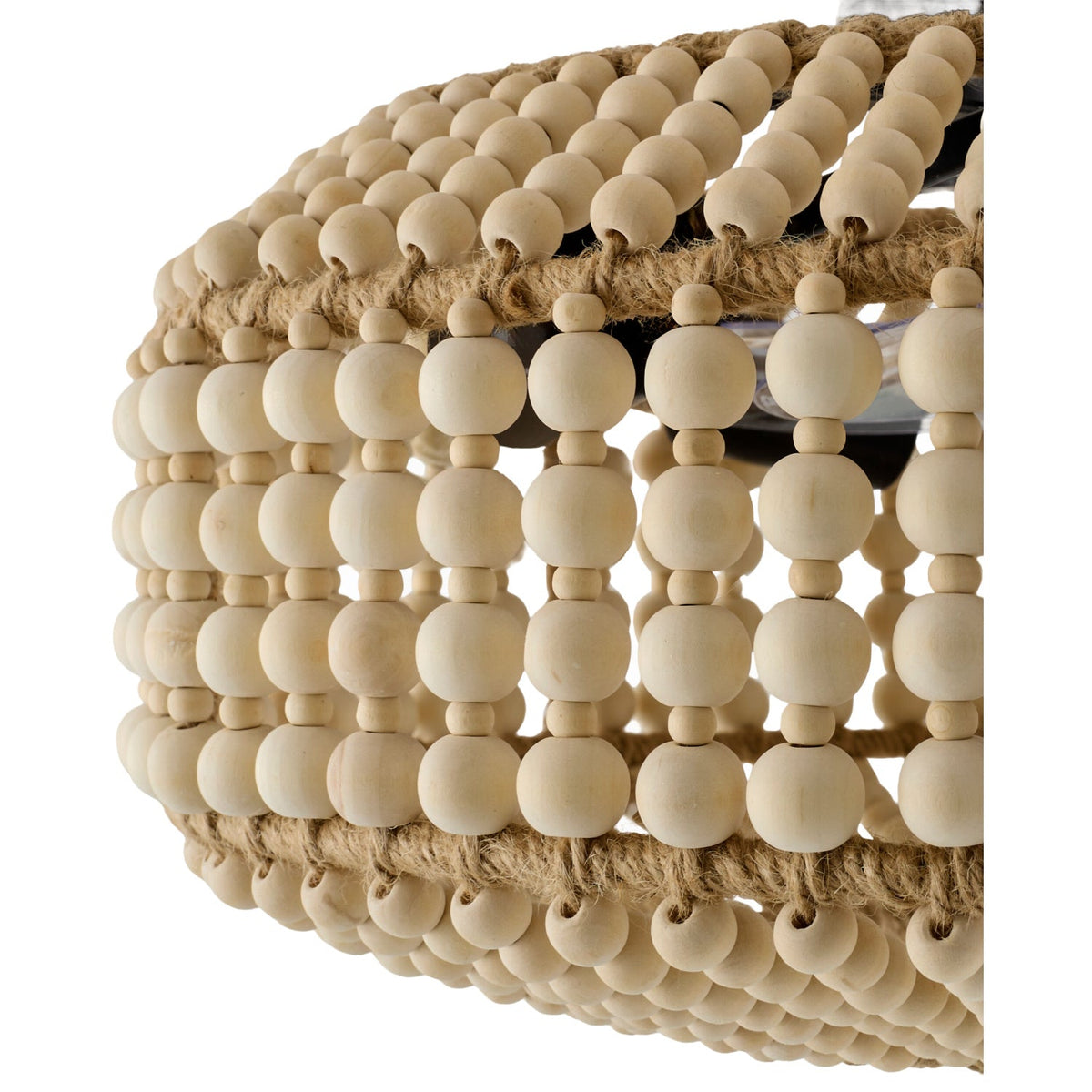 Modern European furniture - Wooden Beads 4-Light Chandelier - www.oroa.com