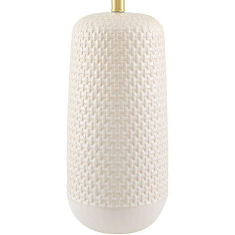 Modern European furniture - Cream Painted Ceramic Table Lamp - www.oroa.com