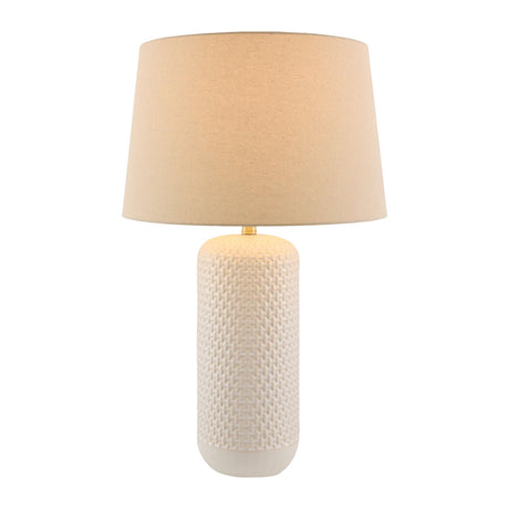 Modern European furniture - Cream Painted Ceramic Table Lamp - www.oroa.com