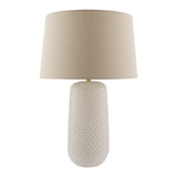 Modern European furniture - Cream Painted Ceramic Table Lamp - www.oroa.com