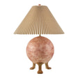 Modern European furniture - Pleated Linen Cement Table Lamp - www.oroa.com