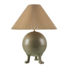Modern European furniture - Pleated Linen Cement Table Lamp - www.oroa.com