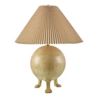 Modern European furniture - Pleated Linen Cement Table Lamp - www.oroa.com