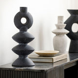 Modern European furniture - Matte Ceramic Sculptural Vase - www.oroa.com