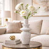 Modern European furniture - Matte Ceramic Sculptural Vase - www.oroa.com