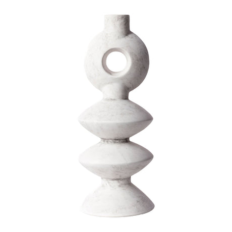 Modern European furniture - Matte Ceramic Geometrical Vase - www.oroa.com