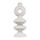 Modern European furniture - Matte Ceramic Geometrical Vase - www.oroa.com