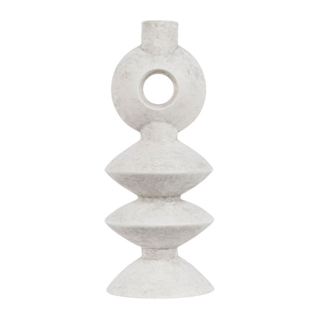 Modern European furniture - Matte Ceramic Geometrical Vase - www.oroa.com