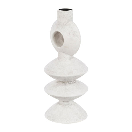 Modern European furniture - Matte Ceramic Geometrical Vase - www.oroa.com