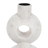Modern European furniture - Matte Ceramic Geometrical Vase - www.oroa.com
