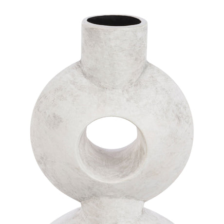 Modern European furniture - Matte Ceramic Geometrical Vase - www.oroa.com