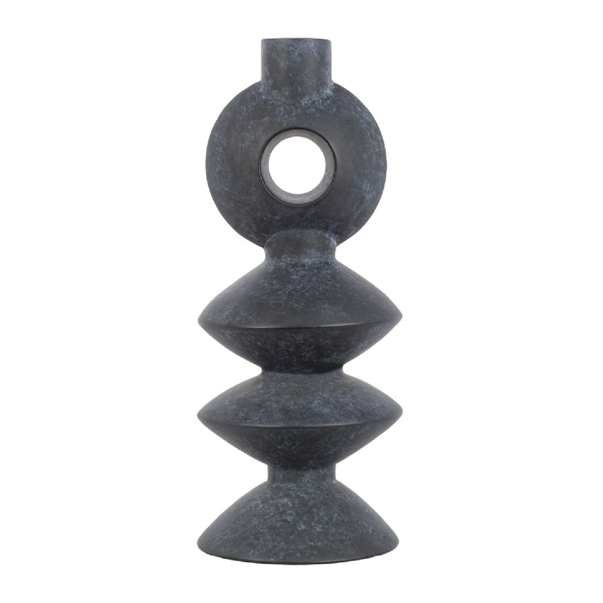 Modern European furniture - Matte Ceramic Geometrical Vase - www.oroa.com
