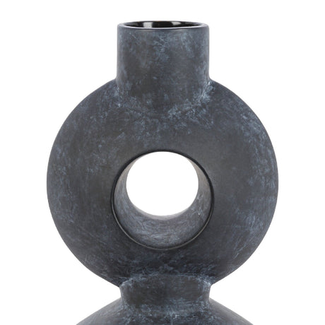 Modern European furniture - Matte Ceramic Geometrical Vase - www.oroa.com