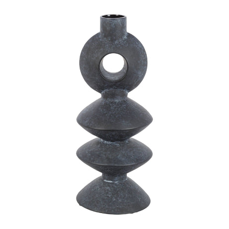 Modern European furniture - Matte Ceramic Geometrical Vase - www.oroa.com