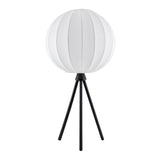 Modern European furniture - White Cotton Tripod Table Lamp - www.oroa.com