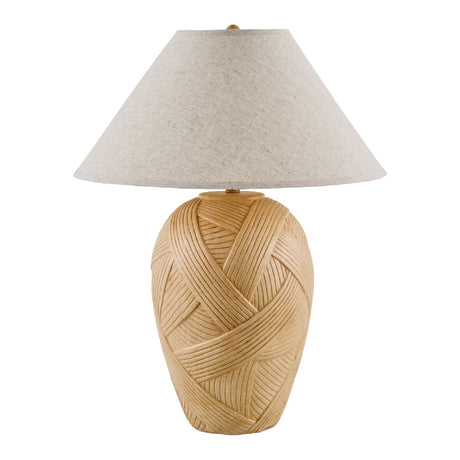 Modern European furniture - Cream Ceramic Accent Table Lamp - www.oroa.com