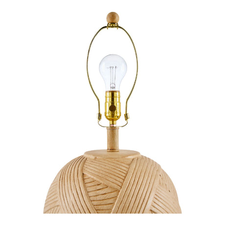 Modern European furniture - Cream Ceramic Accent Table Lamp - www.oroa.com