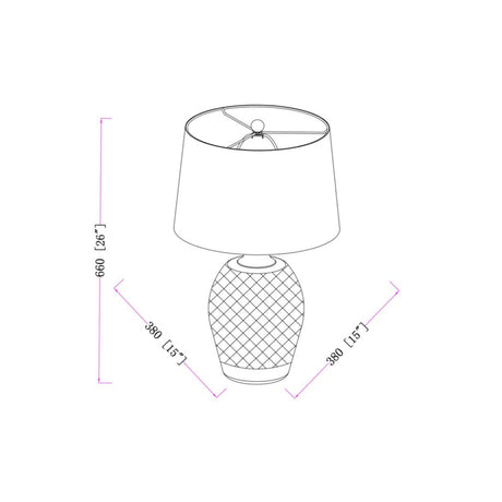 Modern European furniture - Green Cement Accent Table Lamp S - www.oroa.com